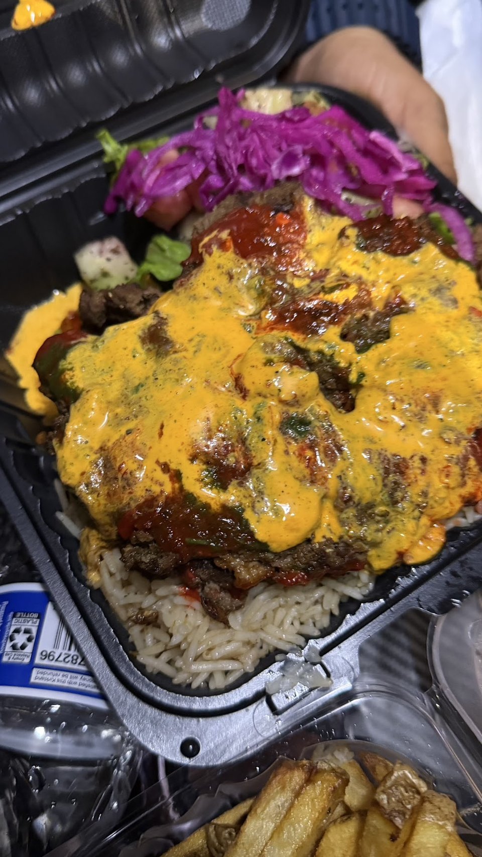 Chapli Kebab Rice Platter