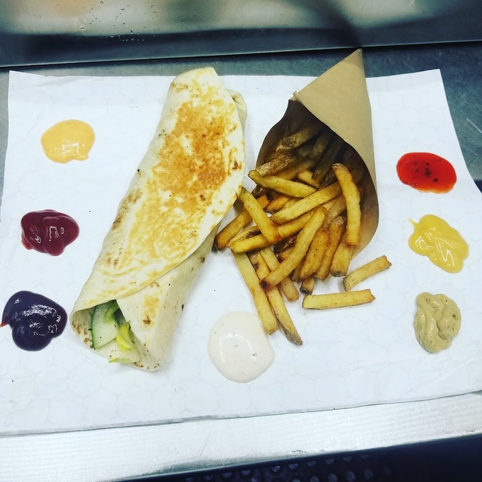 Chapli kabab menu with drinks and combos